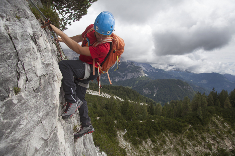 Lezecké vybavenie na ferraty