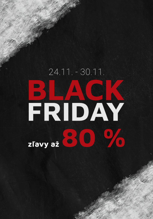 Black friday zľavy až 80 %